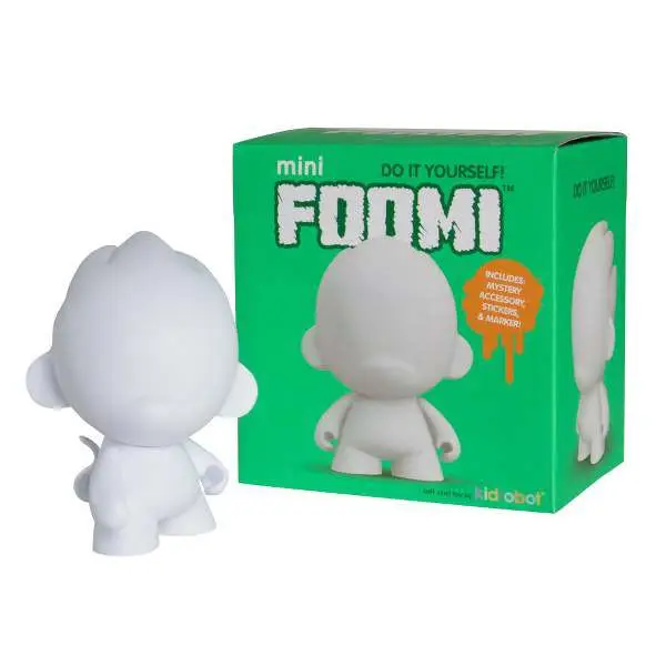 diy 4" foomi white mini fig