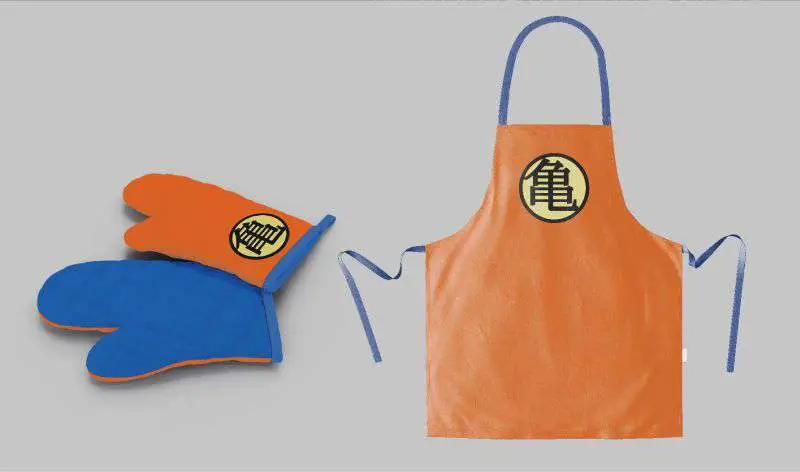 dragon ball turtle symb apron/oven mitt