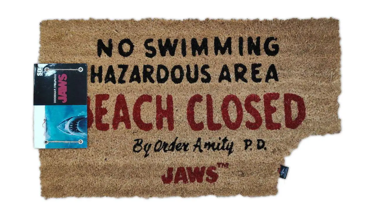 jaws beach closed doormat
