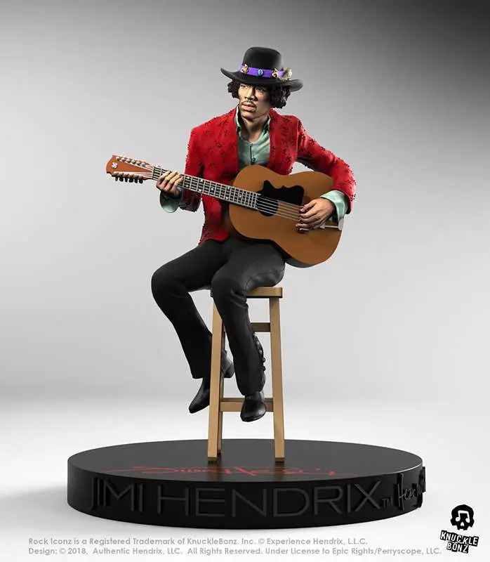 jimi hendrix ii rock iconz statue