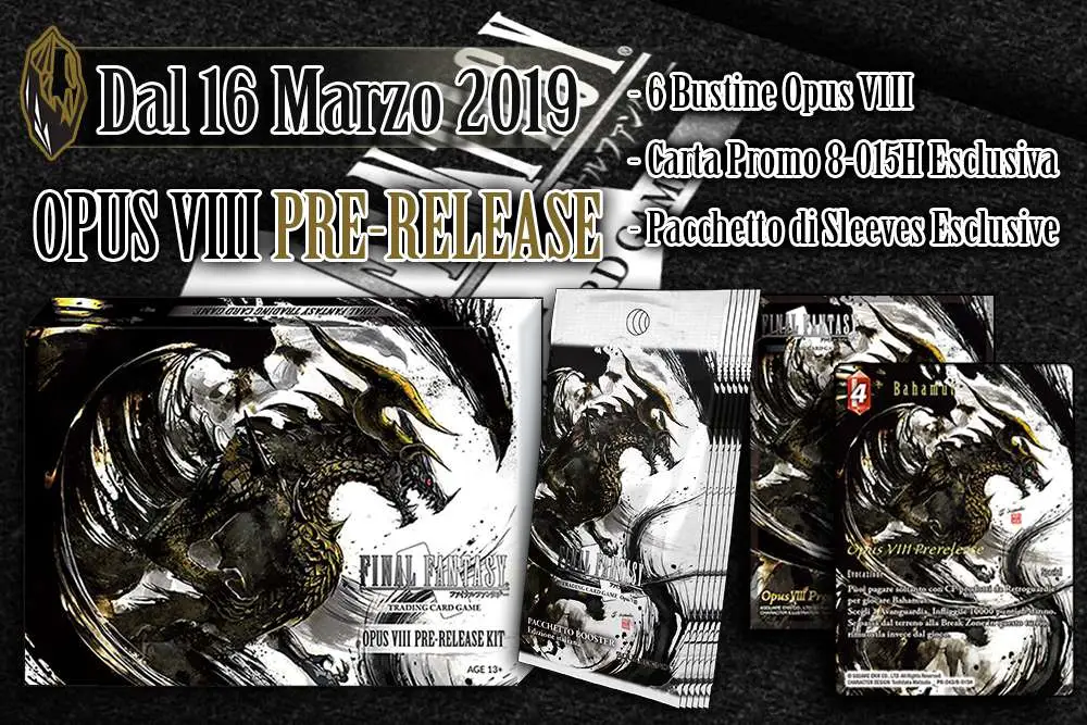fftcg opus viii pre release kit