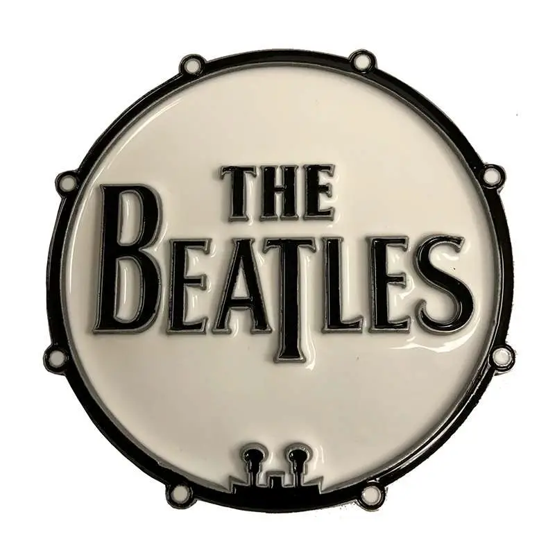 the beatles drum head bottle opener