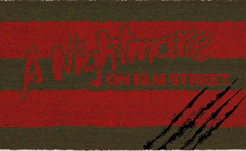 nightmare o/elm street scratches doormat