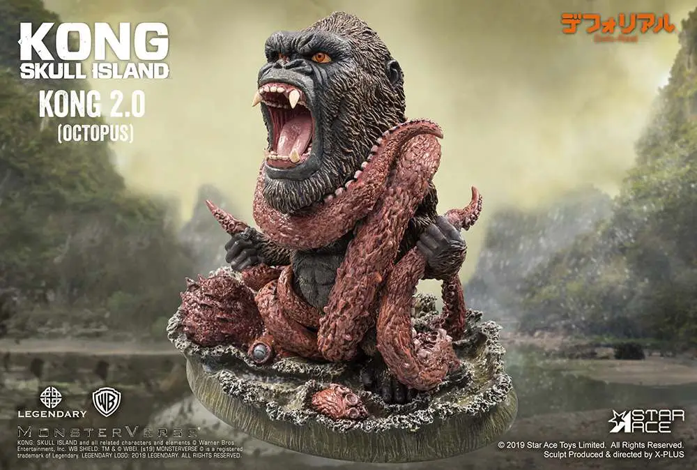 king skull island kong vs octopus defo