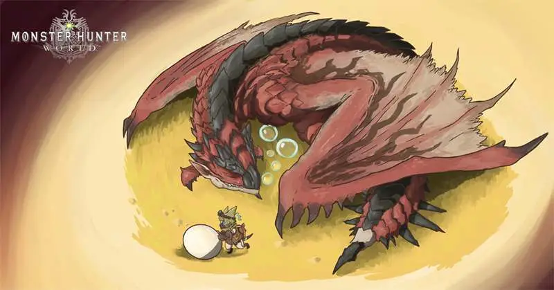 mhw rathalos palico egg big towel
