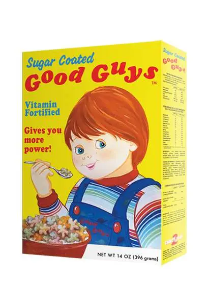 child's play 2 - good guy cereal box