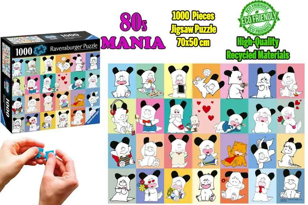 hello spank 80s mania 1000 pieces jigsaw puzzle