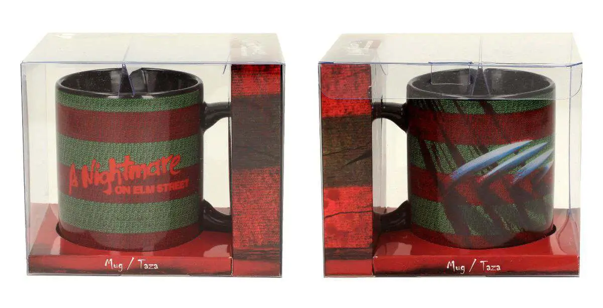 nightmare on elm street freddy mug