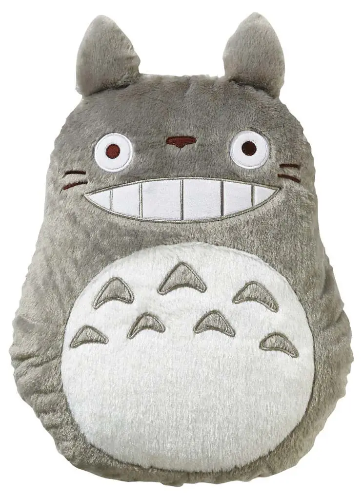 totoro grey pillow