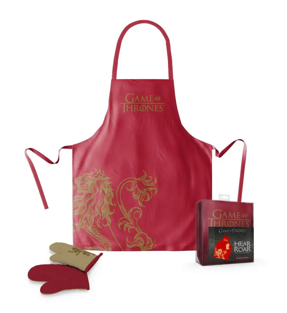got lannister apron/oven mitt set