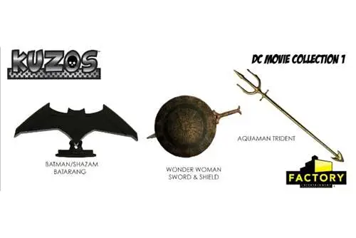 kuzos dc movie replica (set 3 pcs)