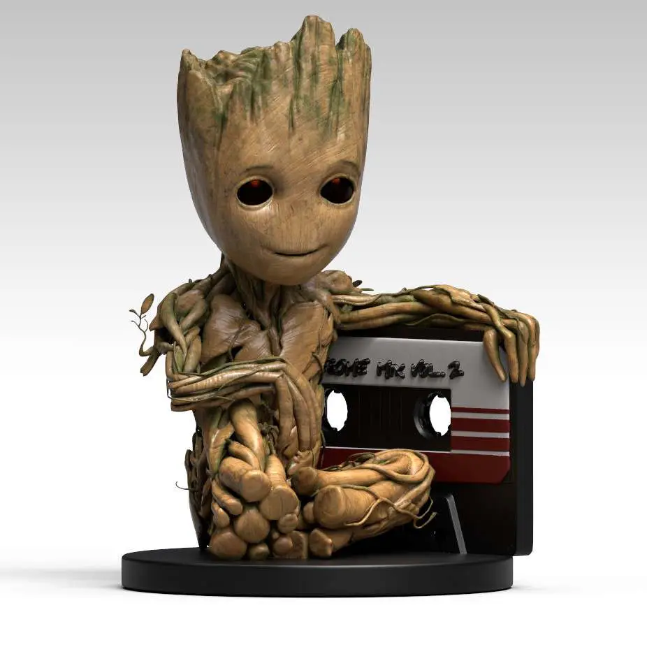 gotg vol.2 baby groot bust bank