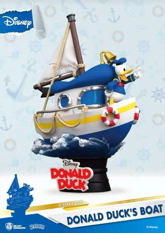 d-stage donald duck' s boat
