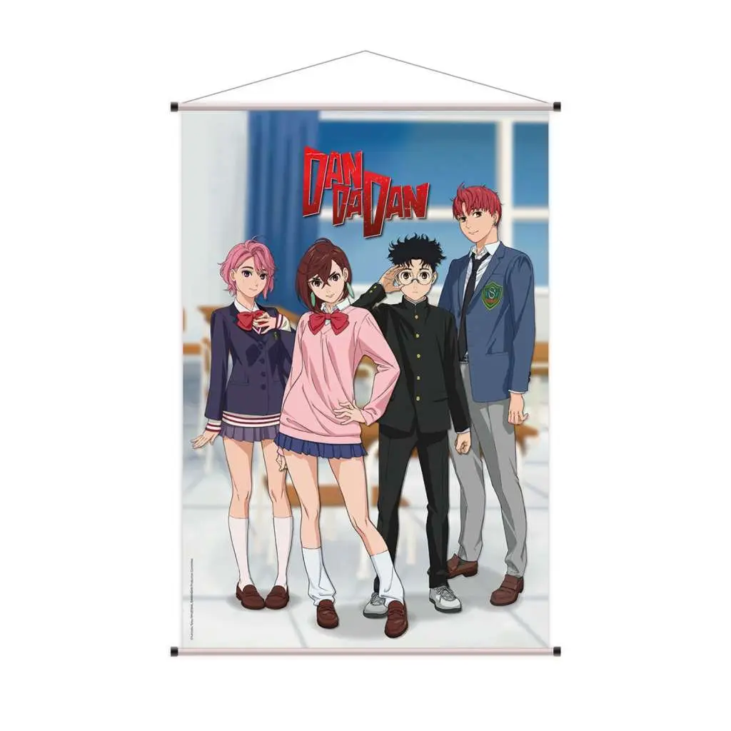 dan da dan 03 ghosts aliens & homework wallscroll