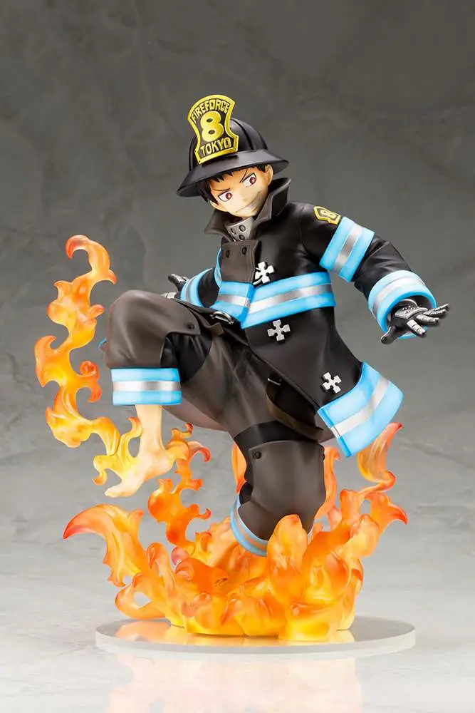 fire force shinra kusakabe artfx statue