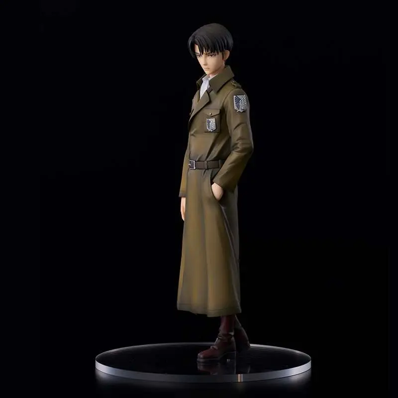 attack on titan levi coat style statue