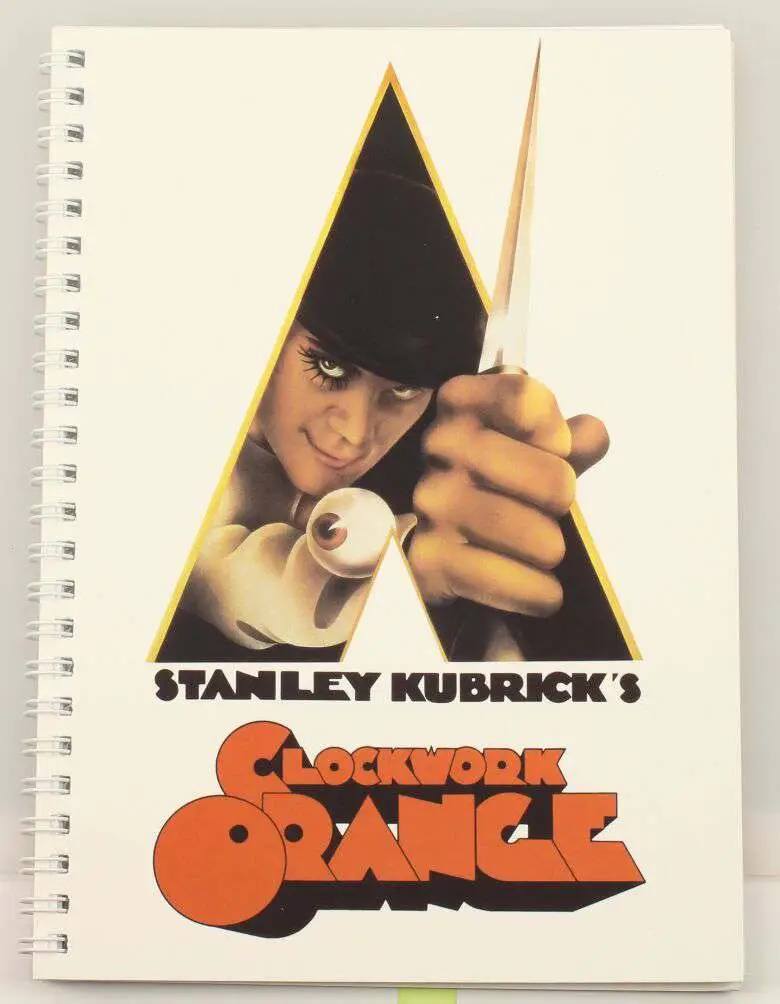 a clockwork orange poster spiral noteboo
