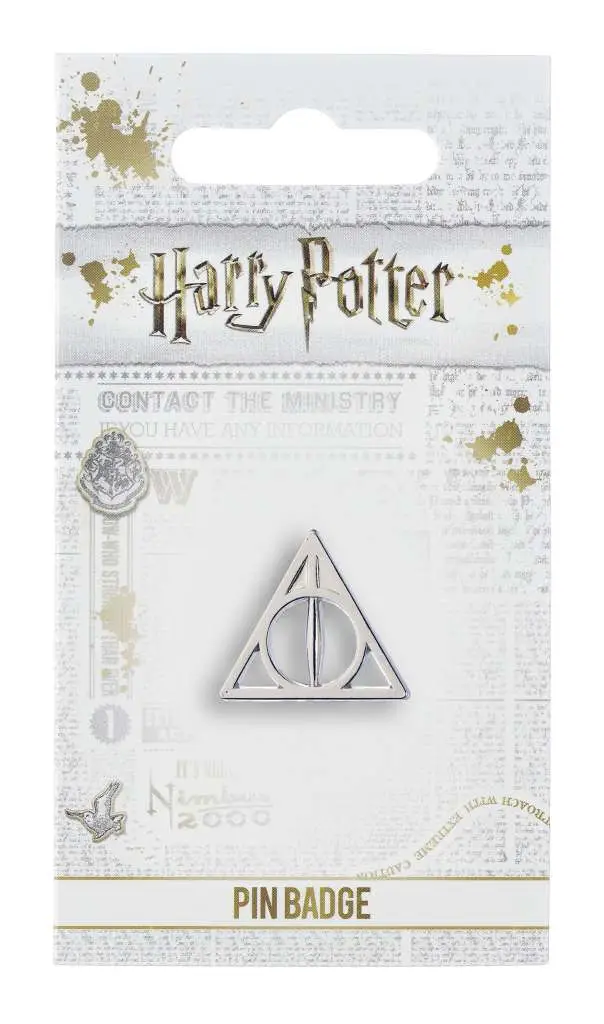 hp deathly hallows pin badge