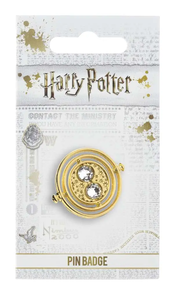 hp fixed time turner pin badge