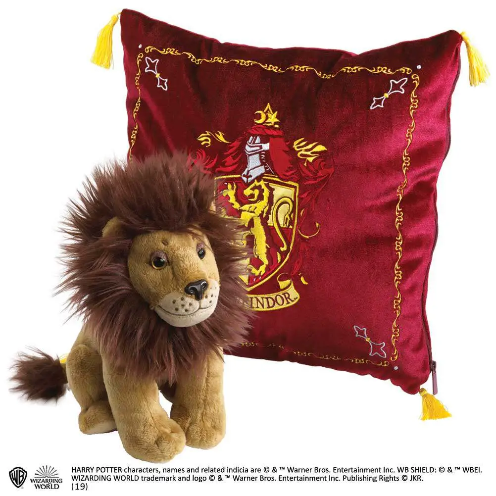 hp gryffindor house mascot plush with pillow
