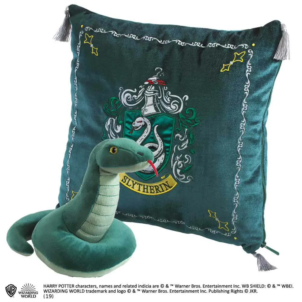 hp slytherin house mascot plush with pillow