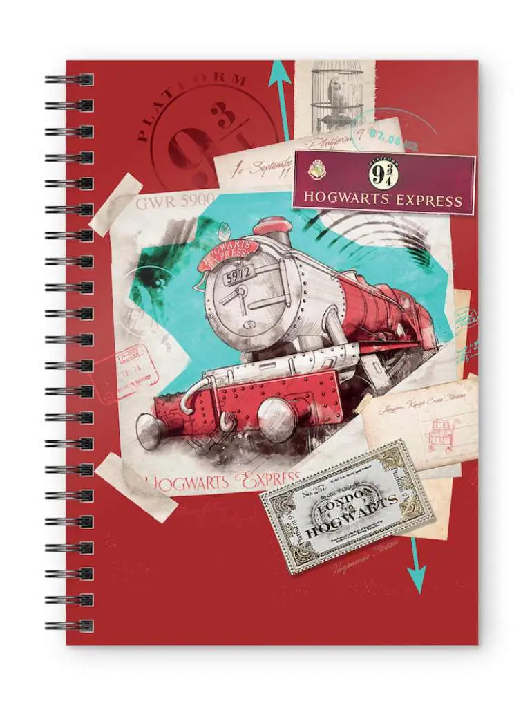 hp hogwarts express spiral notebook