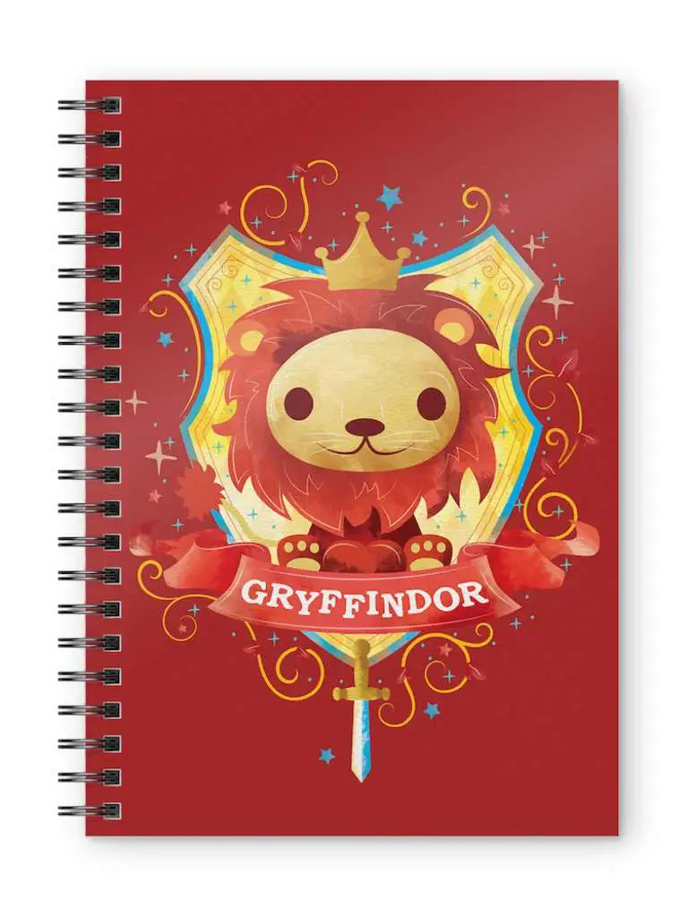 hp gryffindor kids spiral notebook