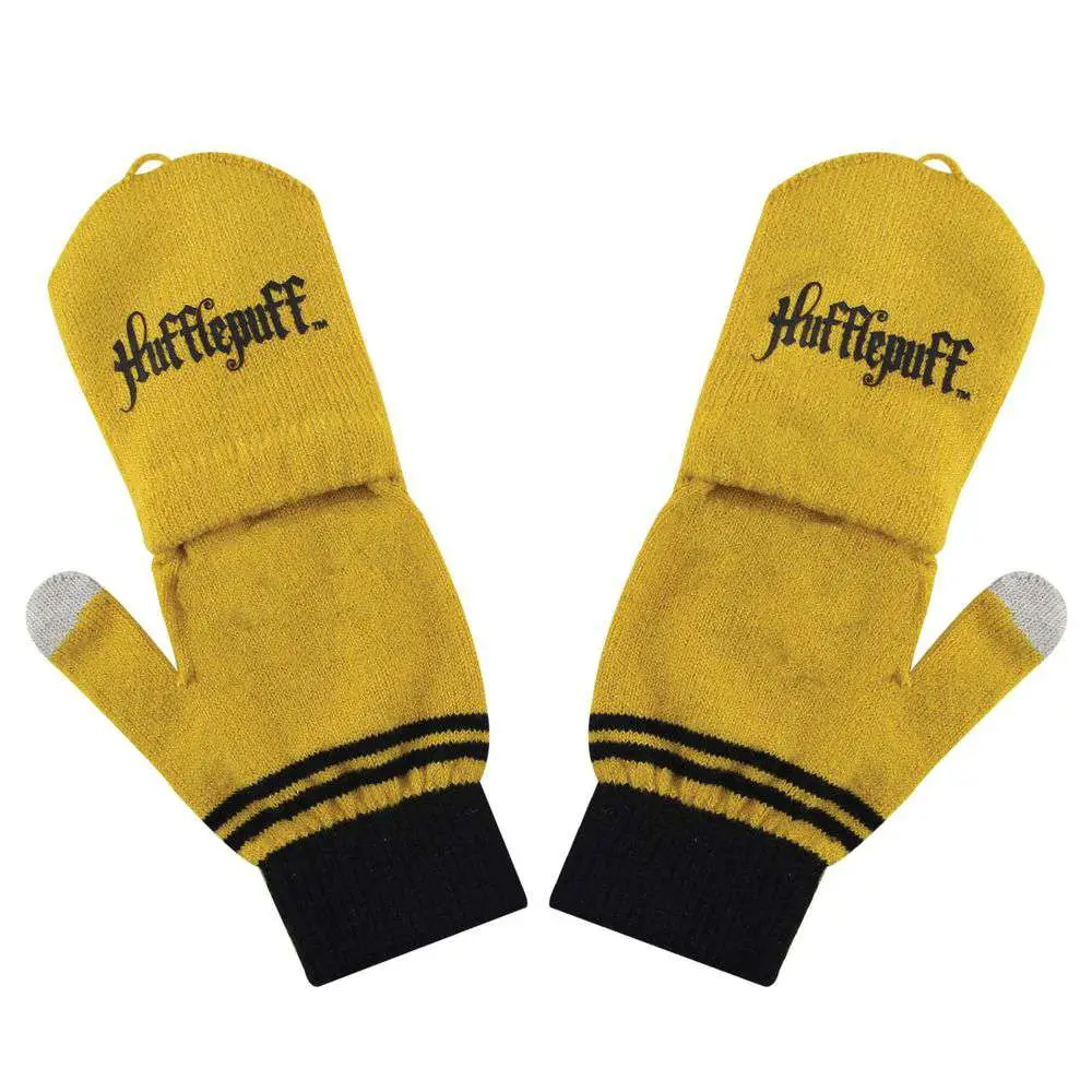 hp hufflepuff fingerless gloves/mitten