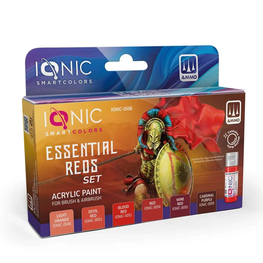ionic essential reds paint set