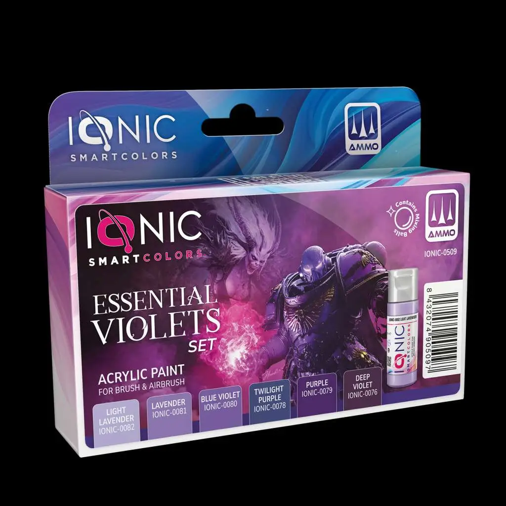 ionic essential violets paint set