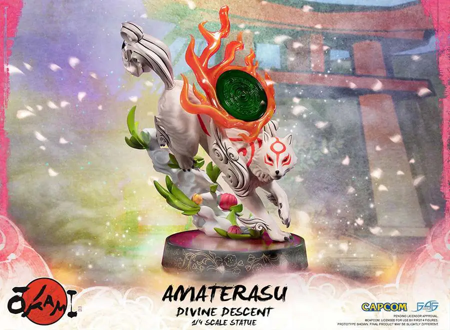 amaterasu divine descent statue