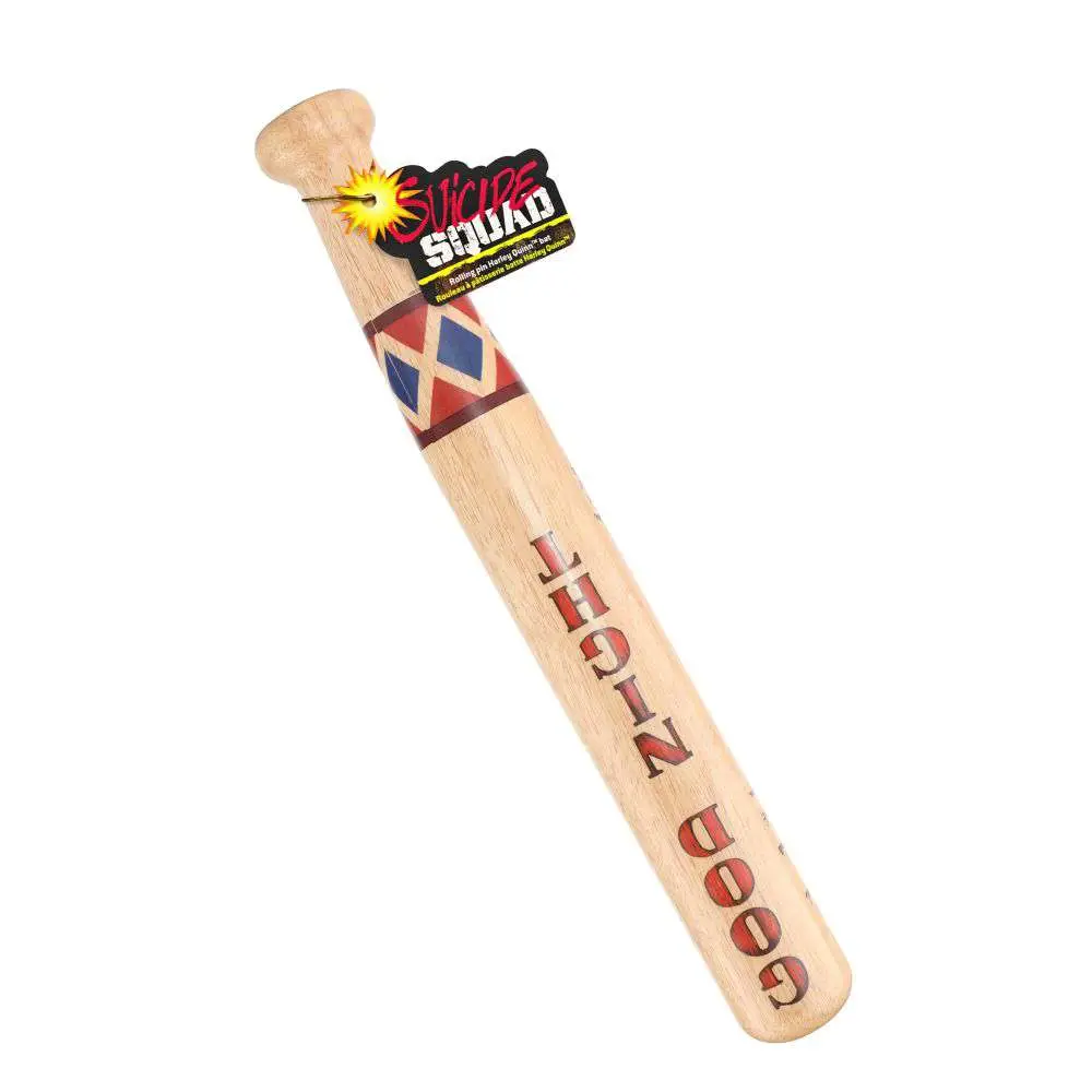 dc harley quinn baseball bat rolling pin