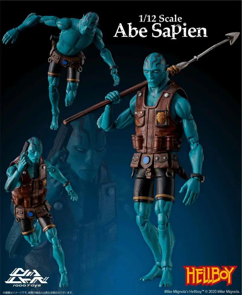 hellboy 1/12 abe sapien af