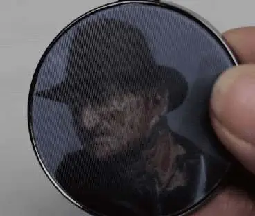 freddy vs jason lenticular keychain