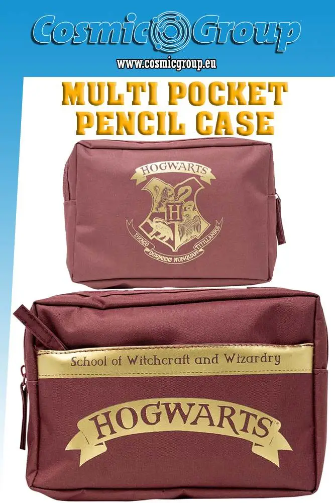 harry potter multi pocket pencil case