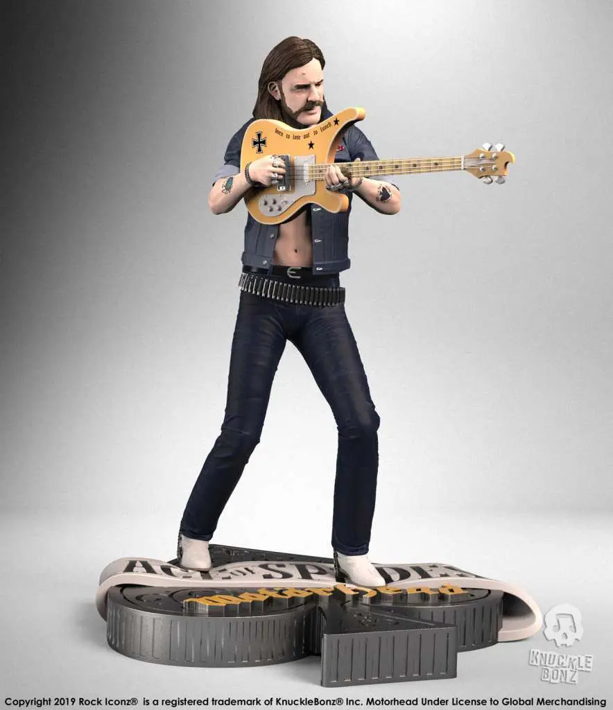 rock iconz  motorhead lemmy iii statue