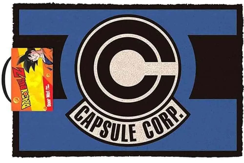 dragonball capsule corp doormat
