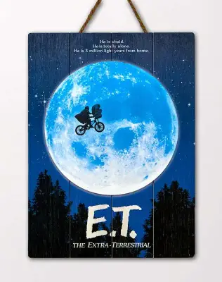 Et Wooden Poster