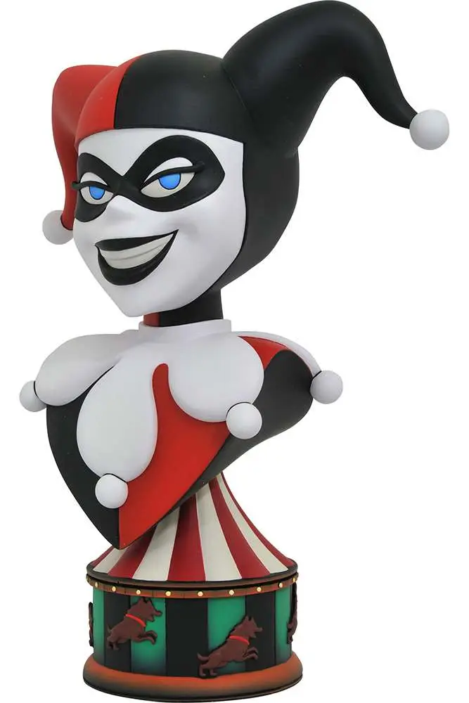 batman tas legends 3d harley quinn bust