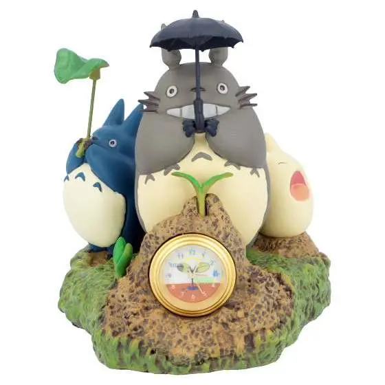totoro dondoko dance table clock