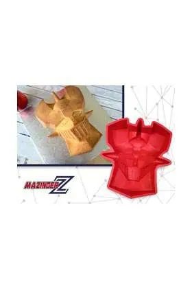 mazinger z head silicone baking tray