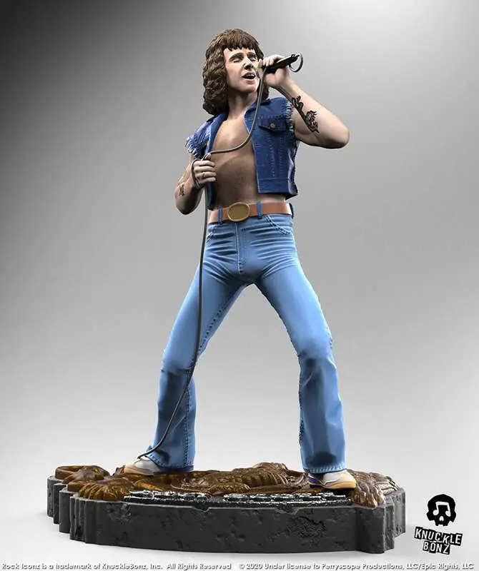 rock icons ad/dc bon scott statue