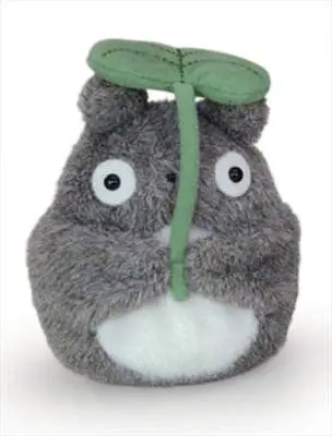 totoro leaf beanbag plush