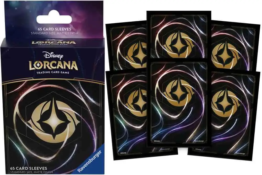 lorcana - card sleeves - lorcana logo