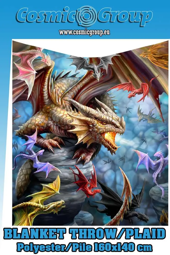 anne stokes dragon nest blanket