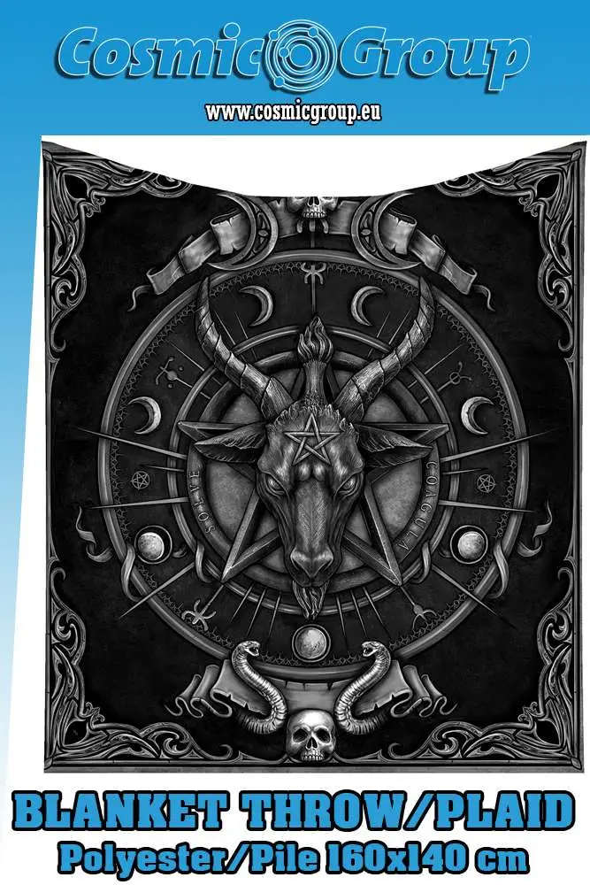 baphomet sabbatic goat blanket
