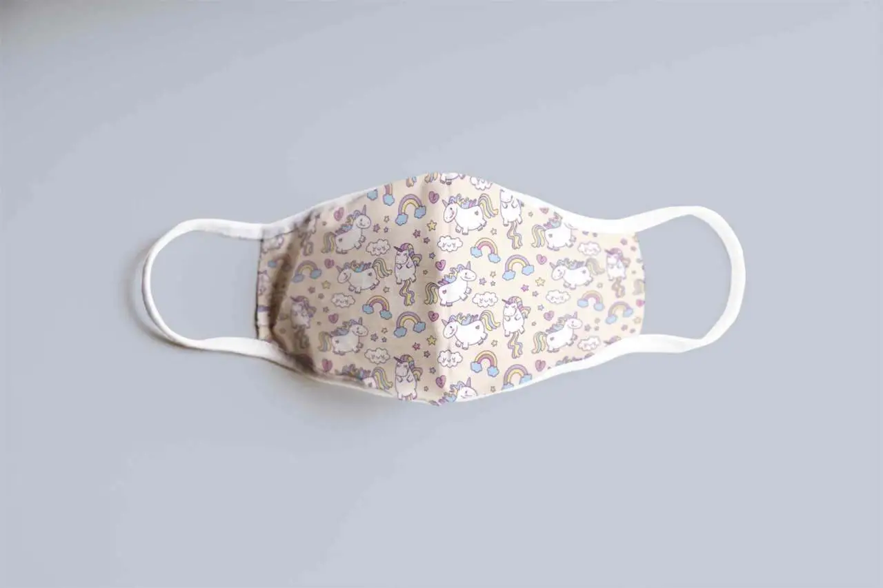 unicorns kids face mask