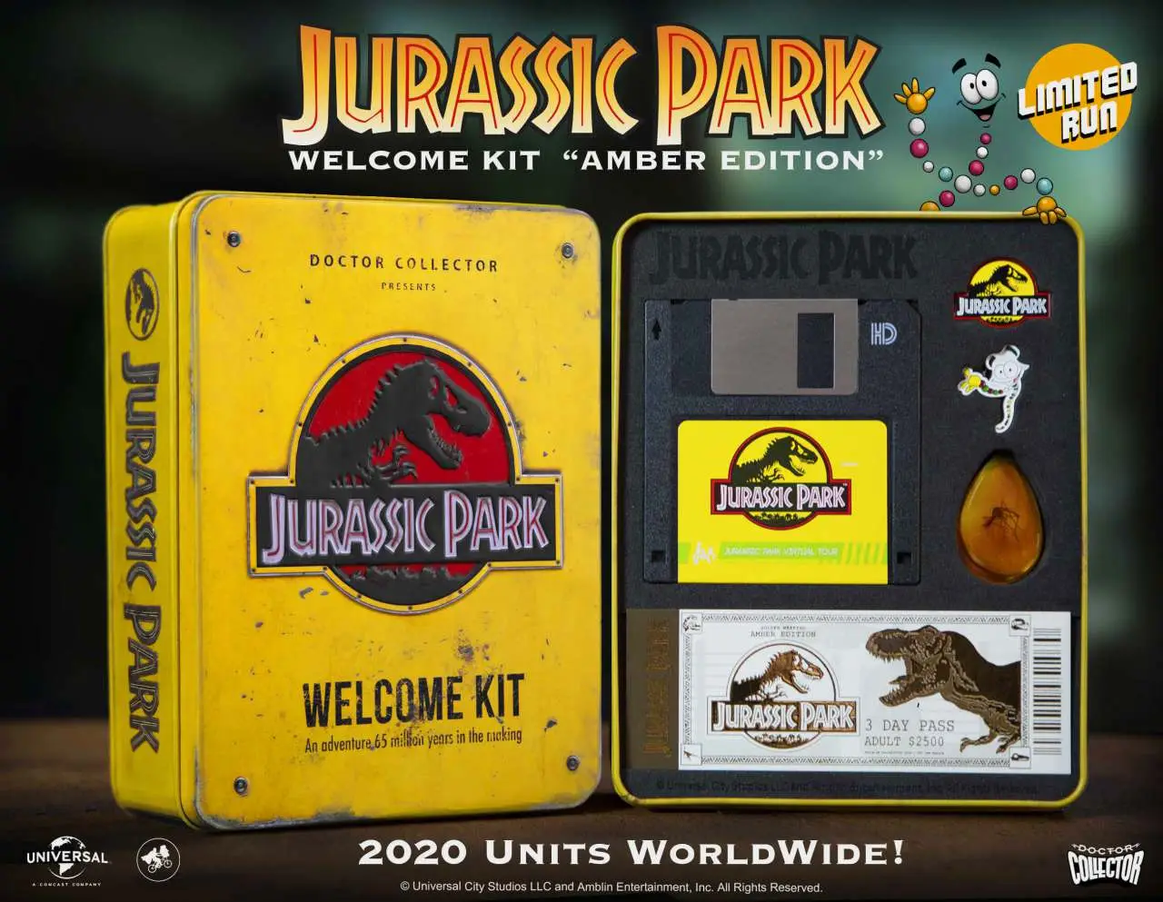 jurassic park welcome kit amber edition