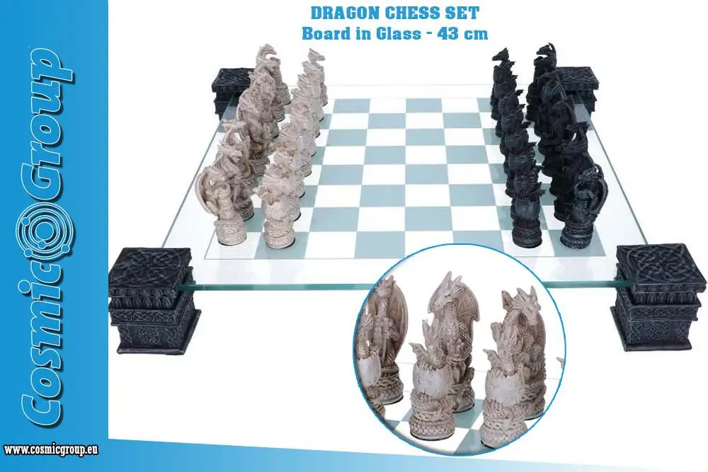 dragon chess set 43cm