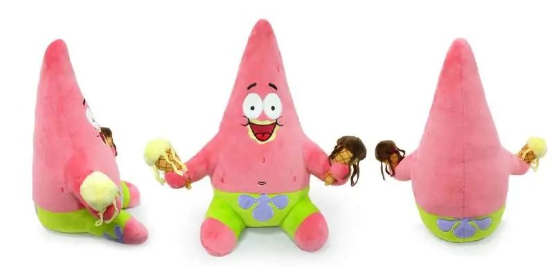 spongebob hugme patrick ice cream plush